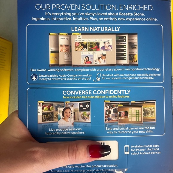 Rosetta Stone Deutsch (German levels 1, 2, & 3) new in box, never used - Picture 2 of 5